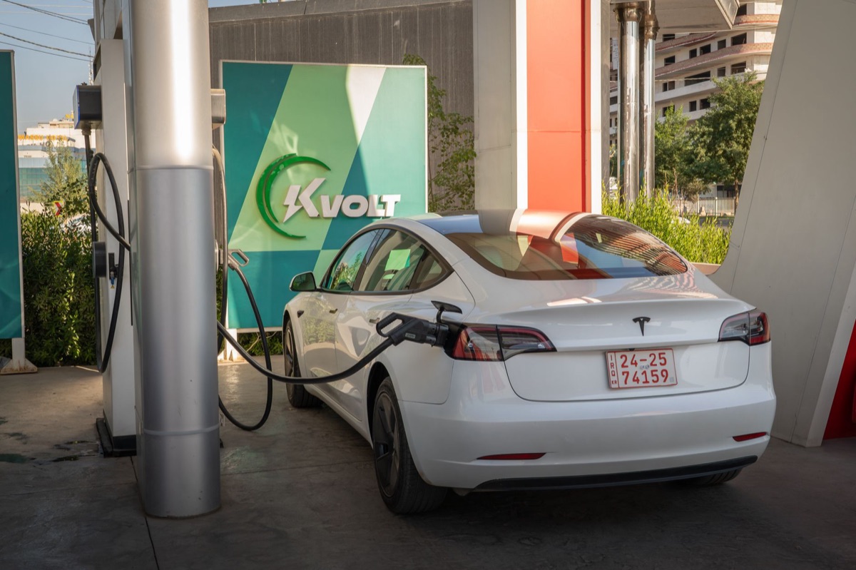 Elektroauto-Ladestation in Taiwan