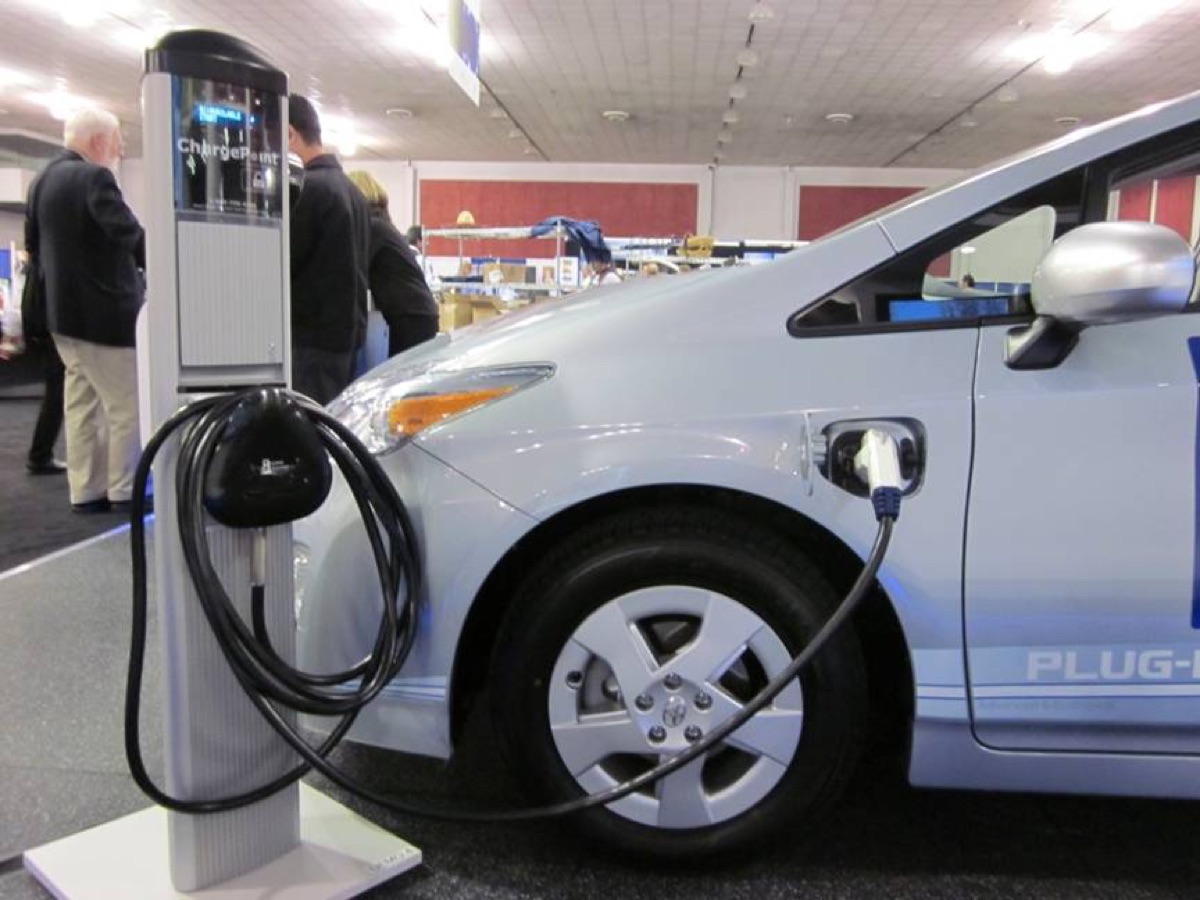 Prise de charge d'une voiture électrique