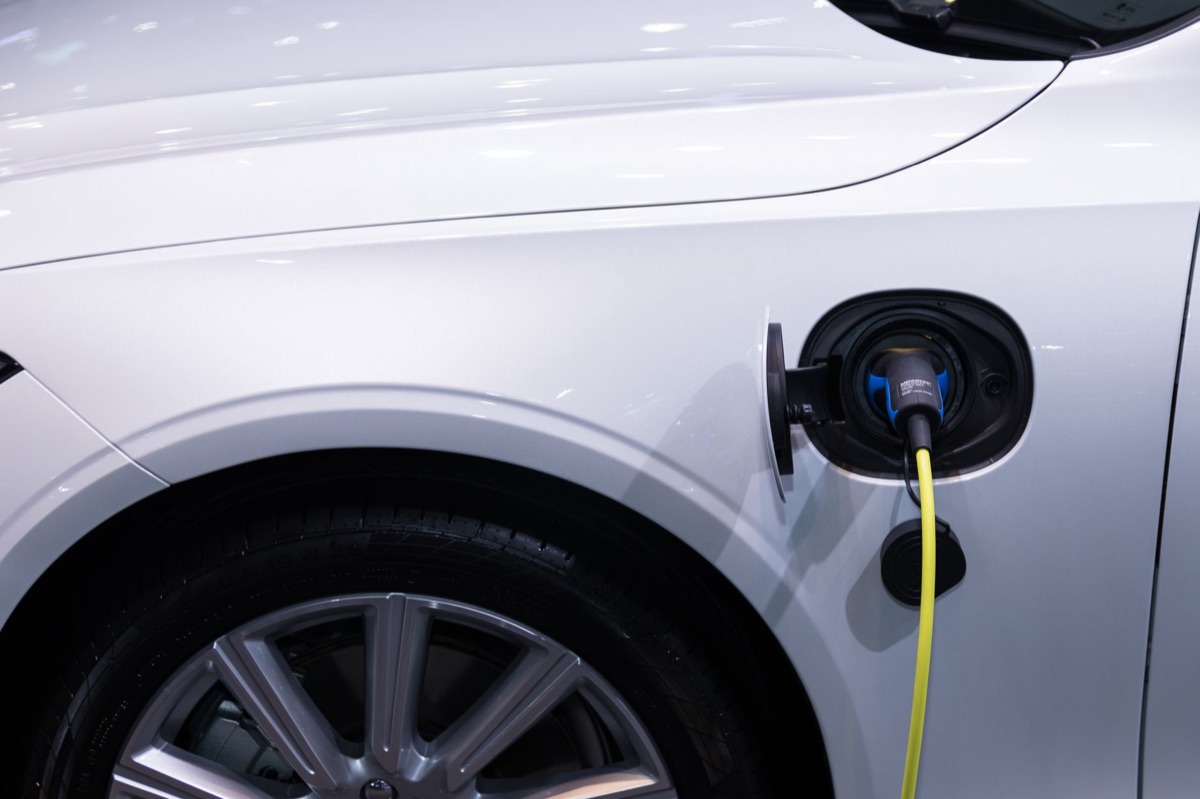 Elektrische auto oplaadstation in Taiwan