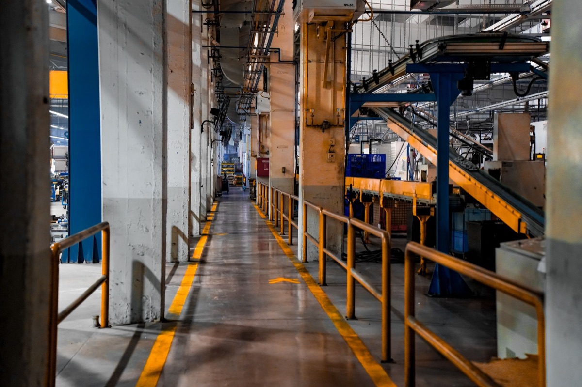 Taiwan semiconductor factory interior