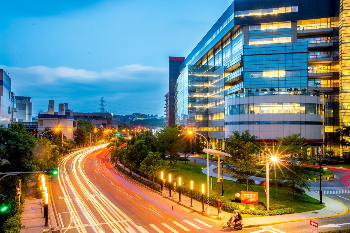 semiconductor factory with advanced machinery