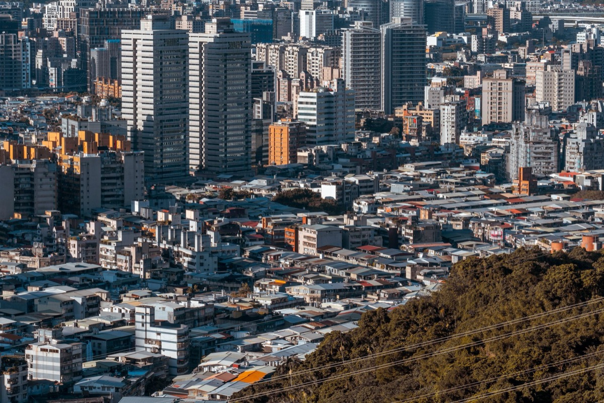 Taiwan 3D urban design model showing residential and commercial zones